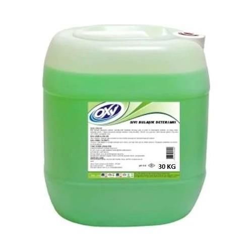 Oxy Extra Sıvı Bulaşık Deterjanı 30 kg  - Yeşil / Limonlu