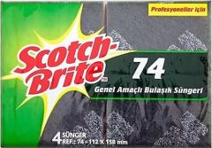 Scootch Brite Endüstriyel Bulaşık Süngeri - 4lü Paket