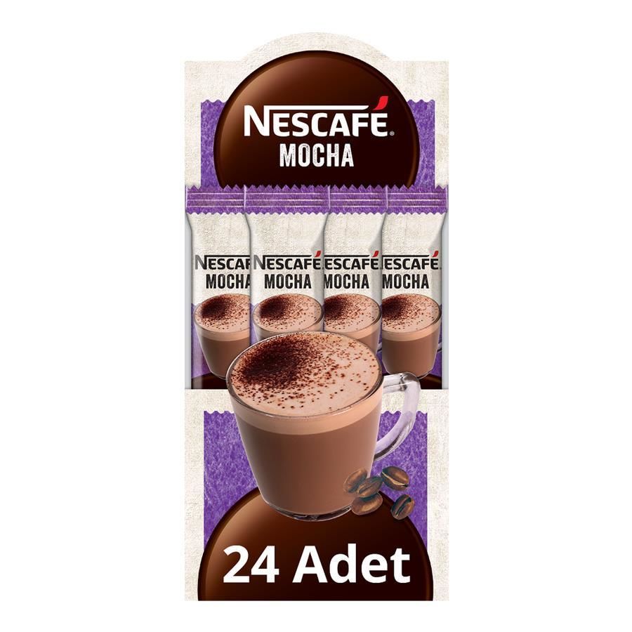 Nescafe 3'ü 1 Arada Kahve Mocha 24'lü Paket
