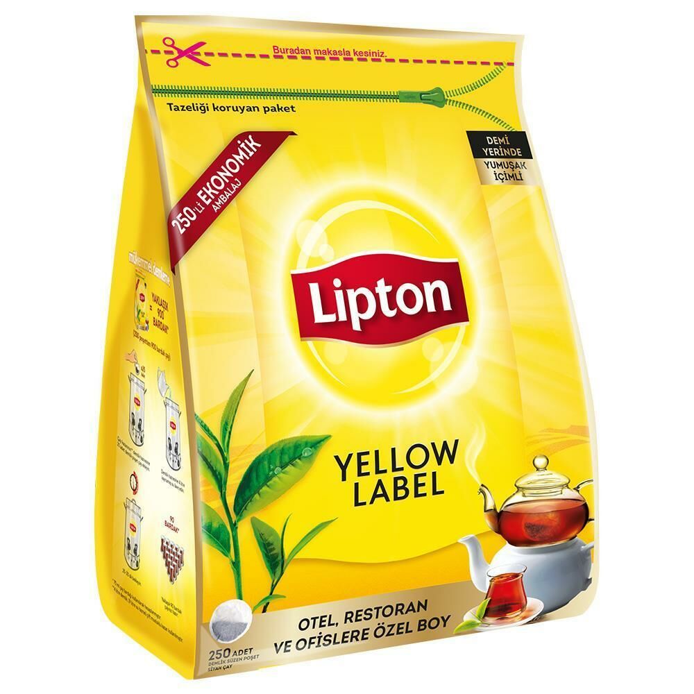 Lipton Yellow Label Demlik Poşet Çay - 3,2 gr x 250 Adet