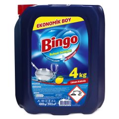 Bingo Sıvı Bulaşık Deterjanı Elde Yıkama 4 kg (50003493)