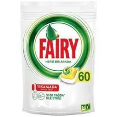 Fairy Bulaşık Makinesi Deterjanı Tableti / Kapsülü 60'lı Paket