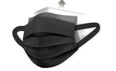 Meltblown 3 Katlı Telli Elastik Bantlı Cerrahi Maske Siyah - 50'li Paket