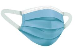 Meltblown 3 Katlı Telli Elastik Bantlı Cerrahi Maske Mavi - 50'li Paket
