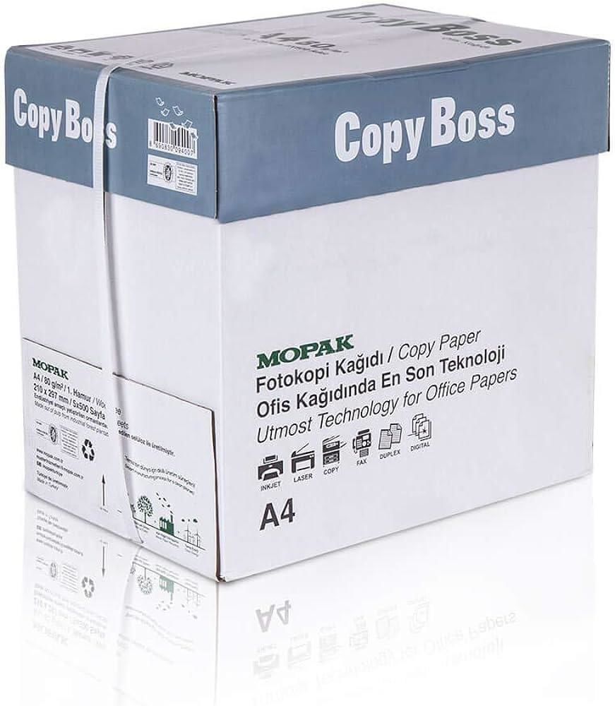 Mopak Copy Boss Fotokopi Kağıdı A4  80 gr/m² - 500'li Paket