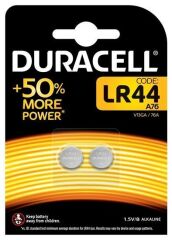 Duracell Alkalin LR44 Düğme Pil 2'li Kartela