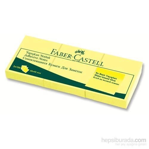 Faber-Castell Yapışkanlı Notluk - 300'lü Paket 5X4 cm