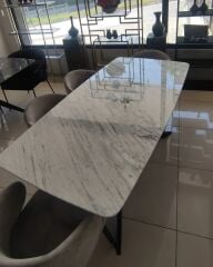 Arte Marble Carrara Yemek Masası