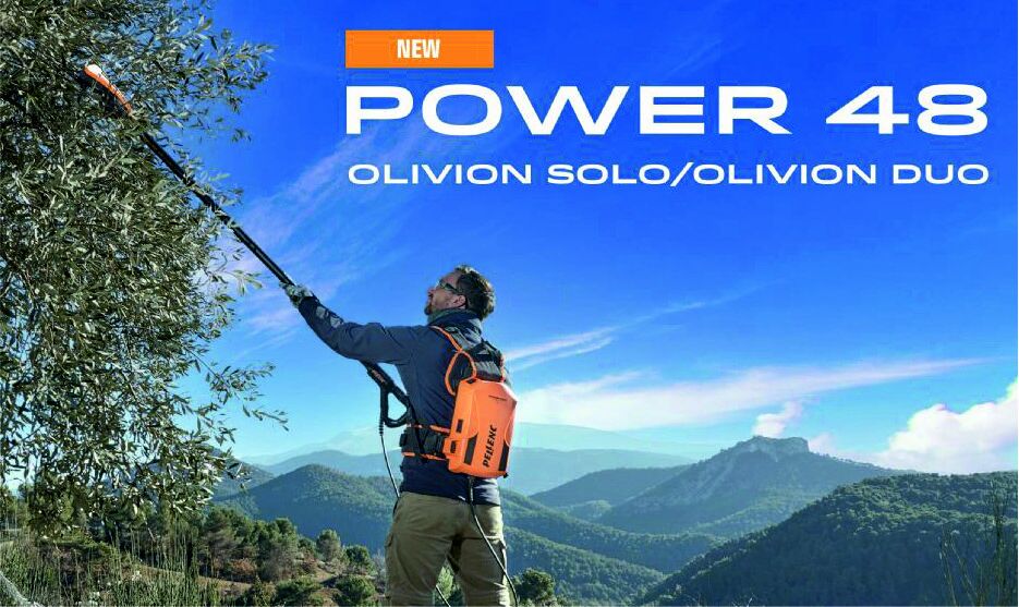 Pellenc Olivion Power 48 Solo Yeni Zeytin Silkme Hasat Makinesi Sırt Bataryalı