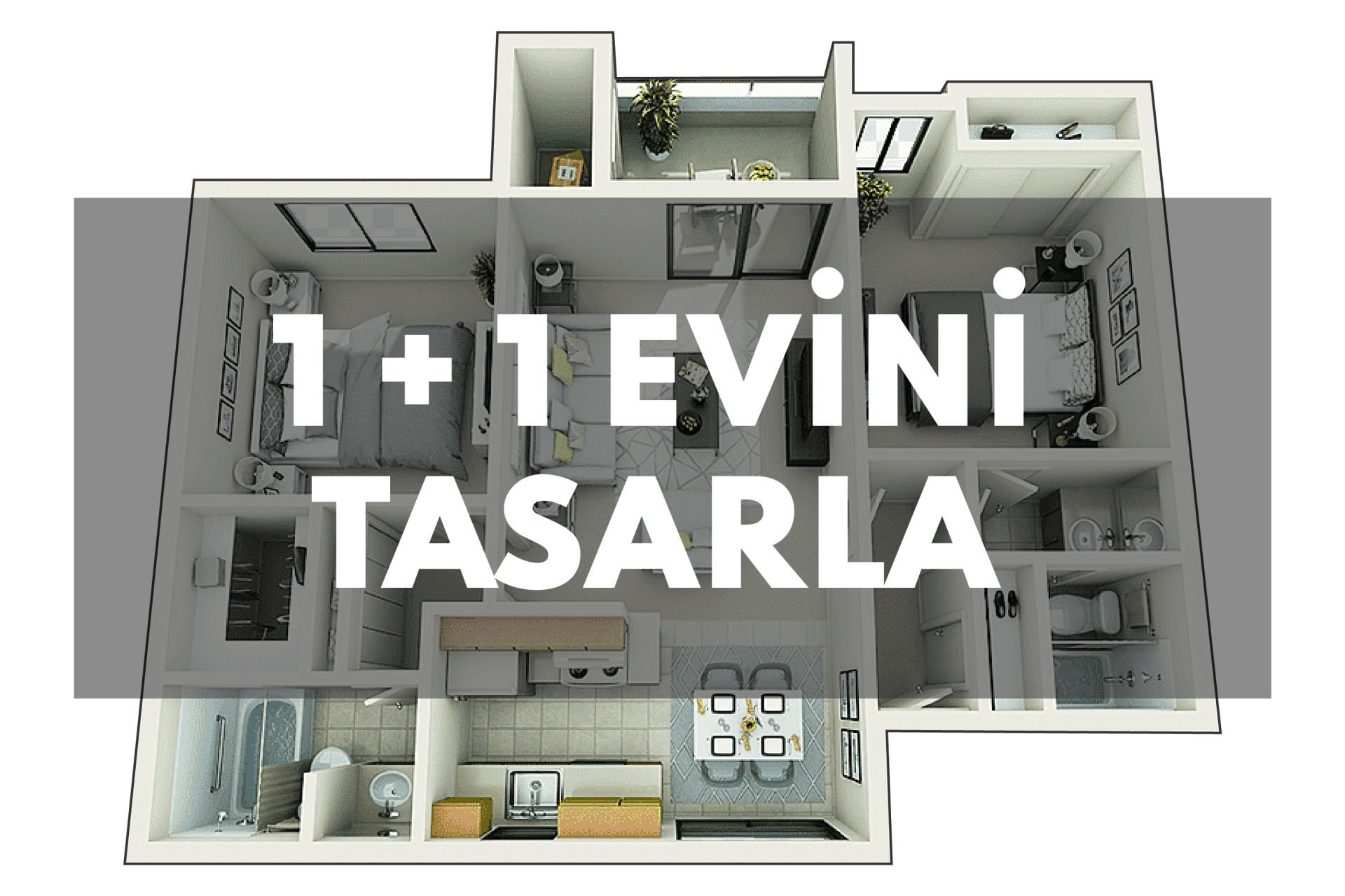 1 + 1 Evini Tasarla