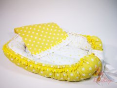 Babynest (Sarı Fasulye Yatak-Nevresim-2 Adet Yastık)