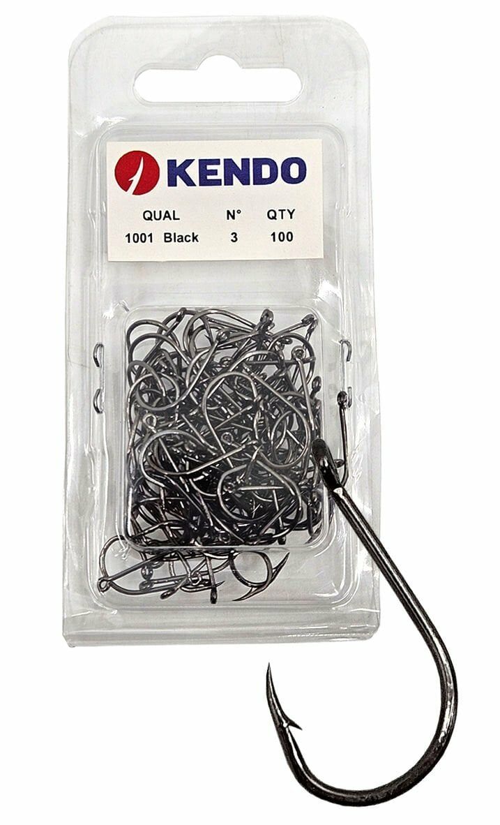 Kendo (1001) Black Nickle Halkalı İğne 100 Adet