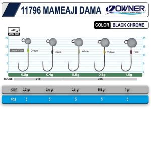 Cultiva JH-87 0.6gr no10 Mameaji Dama Lrf Jighead