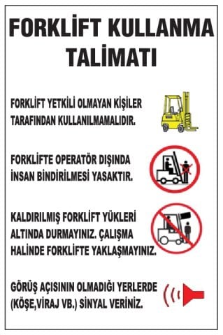 FORKLİFT KULLANMA TALİMATI
