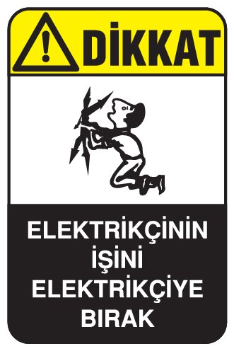 ELEKTRİKÇİNİN İŞİNİ ELEKTRİKÇİYE BIRAK