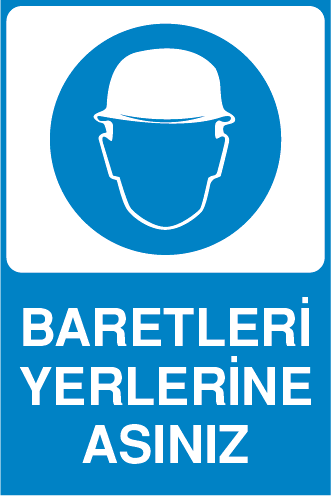 BARETLERİ YERİNE ASINIZ