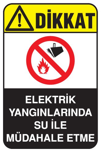 ELEKTRİK YANGINLARINDA SU İLE MÜDAHALE ETME