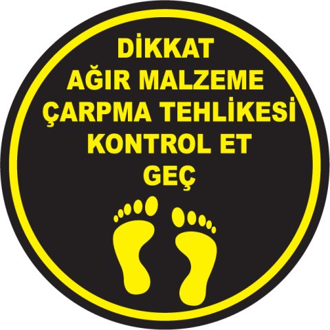 AĞIR MALZEME ÇARPMA TEHLİKESİ