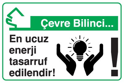 En ucuz enerji tasarruf edilendir!