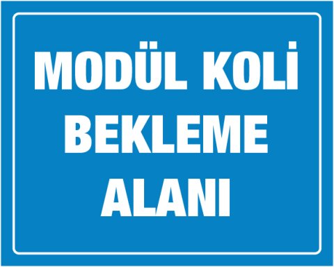 MODÜL KOLİ BEKLEME ALANI