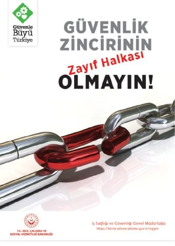 GÜVENLİK ZİNCİRİNİN ZAYIF HALKASI OLMAYIN