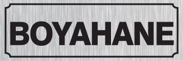 BOYAHANE 12 X 30 cm - Gümüş Metal 0,5 mm