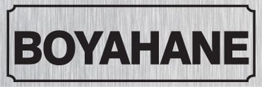BOYAHANE 15 X 44 cm - Gümüş Metal 0,5 mm