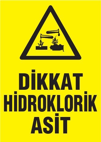 DİKKAT HİDROKLORİK ASİT