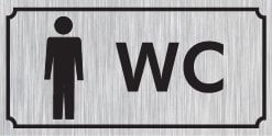 WC 8 X 20 cm - Gümüş Metal 0,5 mm