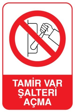 TAMİR VAR ŞALTERİ AÇMA