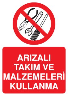 ARIZALI TAKIM VE MALZEMELERİ KULLANMA
