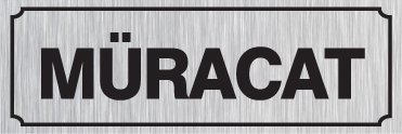 MÜRACAT 15 X 44 cm - Gümüş Metal 0,5 mm