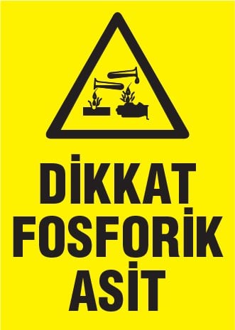 DİKKAT FOSFORİK ASİT