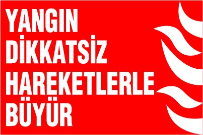 YANGIN DİKKATSİZ HAREKETLERLE BÜYÜR