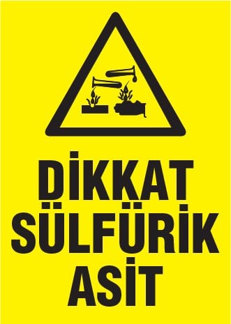 DİKKAT SÜLFÜRİK ASİT