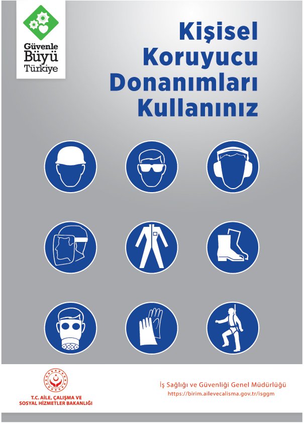 KİŞİSEL KORUYUCU DONANIMLARI KULLANINIZ