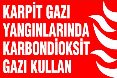 KARPİT GAZI YANGINLARINDA KARBONDİOKSİT GAZI KULLAN