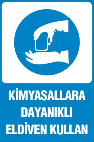 KİMYASALLARA DAYANIKLI ELDİVEN KULLAN 25 X 35 cm - Dekota (Forex) 3 mm