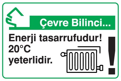 Enerji tasarrufudur! 20°C yeterlidir.