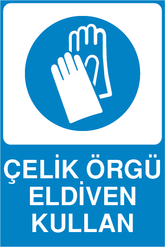 ÇELİK ÖRGÜ ELDİVEN KULLAN 25 X 35 cm - Dekota (Forex) 3 mm