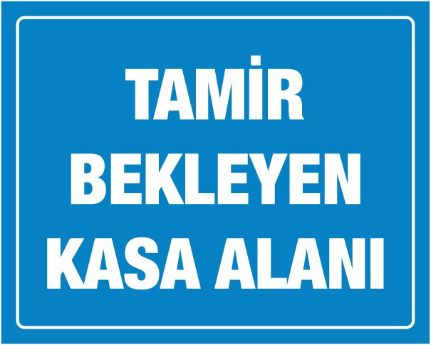 TAMİR BEKLEYEN KASA ALANI