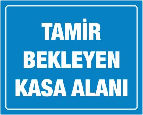 TAMİR BEKLEYEN KASA ALANI