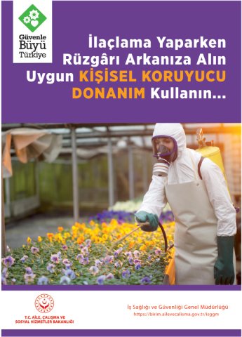 İLAÇLAMA YAPARKEN KİŞİSEL KORUYUCU DONANIM KULLANIN
