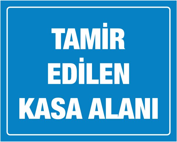 TAMİR EDİLEN KASA ALANI