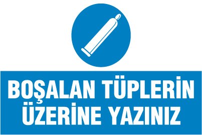 BOŞALAN TÜPLERİ İŞARETLEYİN VEYA ÜZERİNE YAZIN