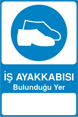 İŞ AYAKKABISI 25 X 35 cm - Dekota (Forex) 3 mm