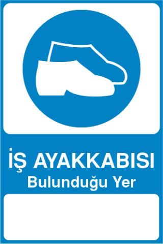 İŞ AYAKKABISI 25 X 35 cm - Dekota (Forex) 3 mm