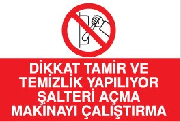DİKKAT TAMİR VE TEMİZLİK YAPILIYOR
