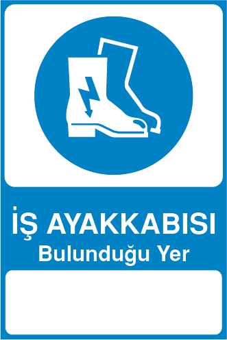 İŞ AYAKKABISI 25 X 35 cm - Dekota (Forex) 3 mm