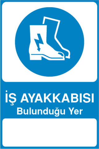 İŞ AYAKKABISI 25 X 35 cm - Dekota (Forex) 3 mm